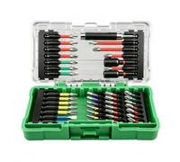rockible 42 èces Assortiment D's En Acier S2 Étui Compartimenté Magnétique Kit Trnevis Étui Rangement Compact pr Bricoleurs, Sans Tournevis