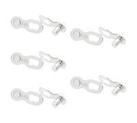 rockible 5 Paires de Maillons Rapides pour Chaîne, Pièces de Rechange de Qualité, Pratiques, Faciles à Installer et Portables, 6 7 8 Vitesse