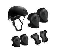 rockible 7X Kids de Protection du Casque de vélo, Noir