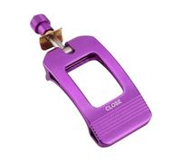 rockible Accessoires Professionnels pour Vélos Pliants : Levier de Serrage Rapide, Adaptateur Secteur, Alliage D'aluminium, Violet