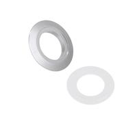 rockible Adaptateur de bouton de chasse d'eau double de 38 mm à 48 mm 58 mm, joint de plaque de conversion, bagues, remplacement, pour toilettes, Mèche