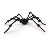 rockible Araignée Géante En Peluche Poilu Araignée Lumineuse Effrayante pour Maison Hantée, Array, Noir