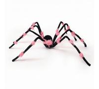 rockible Araignée Géante En Peluche Poilu Araignée Lumineuse Effrayante pour Maison Hantée, Array, Rose