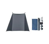 rockible Auvent Latéral Voiture Robuste Auvent Voiture Pliable Abri pr Campeurs, Noir