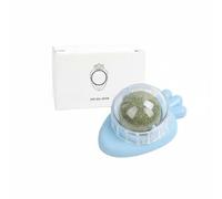 rockible Balle d'herbe à Chat Énergisant Boule de Cataire sans Additifs Chimiques Jouet à Mâcher pour Chat pour Chatons, Carrot Blue
