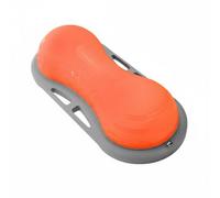 rockible Ballon de Fitness Demi Sphère Équilibre Dôme Plateforme Surface PVC Texturée Antiglisse et Base Robuste Demi Ballon, Orange, Orange Brillant, Grand 100 43 25cm