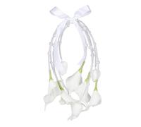 rockible Bouquet de Mariée Réaliste Composé de Artificielles à Tenir à La Main, Idéal pour Une Cérémonie, Une Fête Ou Un Enterrement de Vie de, Style C