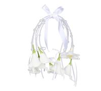 rockible Bouquet de Mariée Réaliste Composé de Artificielles à Tenir à La Main, Idéal pour Une Cérémonie, Une Fête Ou Un Enterrement de Vie de, Style B