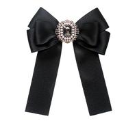 rockible Broche nœud Papillon pré-nouée pour Femme, élégante, décorative, pour, écharpe, Mariage, Vacances, Style B