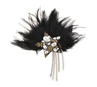 rockible Broche Pin Badges, Bijoux Badges Vêtements Pins Boutonnière Clips Mode Breastpin pour Vêtements Décor Ornements, Étoile Noire