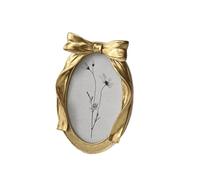 rockible Cadre Photo Style Européen Vintage | Bordure Texturée Décorative, Design Romantique Gracieux, Cadre Photo Nœud Floral Sculpté, pr Chambre à Ccher, Ovale