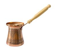 rockible Cafetière Turque, Théière, Cafetière Arabo-grecque, Cafetière Italienne avec Accessoires pour Faire Fondre Les Ingrédients, Idées Cadeaux, Cuivre