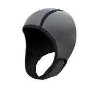 rockible Capuche de plongée 2 mm en néoprène pour Combinaison, Bonnet de Surf étanche, Bonnet de Bain pour Homme, Femme, plongée en apnée, Voile, Gris