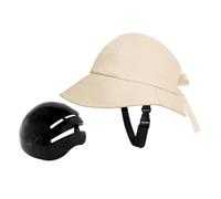 rockible Casque de vélo pour Adultes, Tour de tête 22.8 à 23.6 Pouces, Casquette Moderne, Chapeau Seau de Surf pour Femmes Unisexes, vélo, Beige