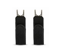 rockible Ceinture Taille Ajustable Ceinture Élastique avec Crochet et Panneau Central Tissé Extension de Ceinture sans Boucle Fixation Sûre et Modulable, Array, Noir