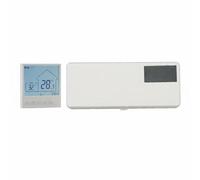 rockible Central Control Unit Unité de Gestion Chauffage eau Panneau Thermique Fil Écran de Suivi Fixation sur Paroi Boîtier en Liaison RS485 Adapté au Logement Petite Entreprise Maintenance