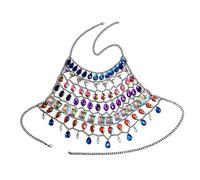 rockible Chaîne de soutien-gorge en, bijou unique pour bikini, idéal pour une soirée à thème, un concert, une représentation sur scène ou une rave sur