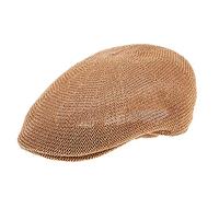 rockible Chapeau D'été En Paille Visière Courte Béret de pour Homme Décontracté/Kaki, Brun, 58cm