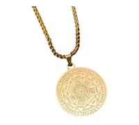 rockible Collier Pendentif Homme 7 archanges, chaîne de Pull Tendance, Cadeau de Saint-Valentin, Vacances, Or
