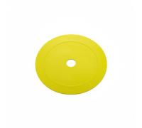 rockible Cône d'Entraînement Disque Agilité Marqueur Sport Antidérapant Flexible Retour Forme TPE Robuste pour Accélération Coordination Adapté aux Exercices, Jaune