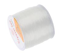 rockible Corde en Cristal avec Fil élastique Extensible Transparent pour Bracelet de Collier de Bricolage, 55 mètres 1.5mm