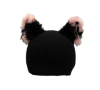rockible Couvre-casque de ski, accessoire de ski et bonnet tricoté amusant pour snowboard, Oreille Rose Noire