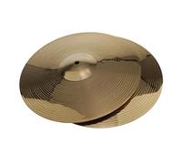 rockible Cymbales Charleston pour Batterie, Cymbales Charleston 3 Cm (14 Pouces)
