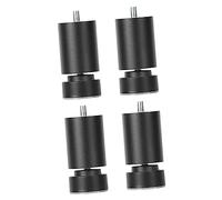 rockible de canapé, Pieds de Cadre de lit à Filetage M10, Alliage réglable remplaçant Les Pieds de Meubles en métal, Pieds de Table M10, Noir 10cm