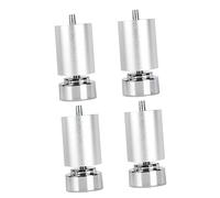 rockible de canapé, Pieds de Cadre de lit à Filetage M10, Alliage réglable remplaçant Les Pieds de Meubles en métal, Pieds de Table M10, Argent 6cm