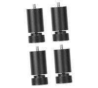 rockible de canapé, Pieds de Cadre de lit à Filetage M10, Alliage réglable remplaçant Les Pieds de Meubles en métal, Pieds de Table M10, Noir 15cm