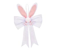 rockible Décoration de Pâques En Forme de Lapin avec Nœud Papillon, Pendentif Suspendu, Joli Nœud pour Les Oreilles, Facile à Installer, Décoration de Pâques P