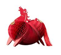 rockible Décoration de Table en Nid d'abeille à Motif de Cheval 2026 - Décoration Polyvalente pour La Fête du Printemps, à Poser sur Une Cheminée Ou Une Ta, 16cmx16cm