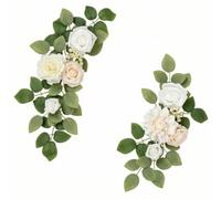 rockible Décoration Florale Artificielle à Fleurs Superposées Polyvalent Guirlan Fleurs Artificielles Suspendue Réaliste pr Événemen Intérieurs,