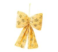 rockible Décoration Suspendue pour Sapin de Noël, nœud Papillon avec Corde, Pendentif Fantaisie pour Porte, fenêtre, Banquet, hôtel, Mur, Or