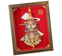 rockible Décorations en papier à faire soi-même pour le Nouvel An chinois : découpage 3D, idéal pour une pendaison de crémaillère, un bureau, un centre de, Style B