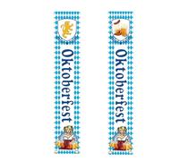 rockible Décorations, rideaux de porte, bannières de porte, panneaux blancs et bleus pour clôture, intérieur, extérieur, maison, bar