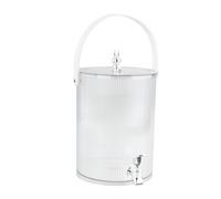 rockible Distributeur de Boissons Fraîches pour Soirées Estivales, blanc, 19cmx24.5cm 5L
