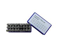 rockible D'outils D'estampage En Métal de 3 Mm, Fabrication de Bijoux, Artisanat, Estampage, Gravure, Gaufrage, Ensemble de Poinçons Profeionnels En Alum, 27x lettre minuscule