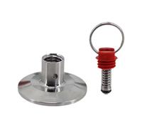rockible Embout de 1,5 Pouce En Acier Inoxydable, Professionnel et Robuste, Accessoire de Brassage Compact pour La Fabrication de Bière, 35psi
