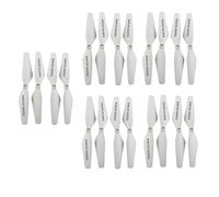 rockible Ensemble de 10 Paires d'Hélices Blanches pour Z3 Quadrirotor