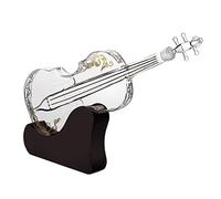 rockible Ensemble de Carafe à Décanter pour Violon avec Support En Bois et Distributeur de Liqueur, Accessoires pour La Maison