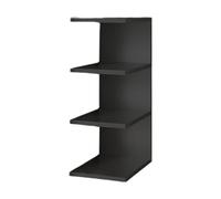 rockible Étagère de Rangement de Bureau à 3 Niveaux, Portable, pour Exposer des Livres, étagère d'affichage Polyvalente, Organisateur de Bureau pour, Noir