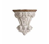 rockible Étagère Murale Décorative Élégant Support Mural Sculpté Classique Console Murale Vintage pour Magasin, Vitrine, A3100