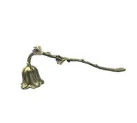 rockible Éteignoir à Bougies Vintage, Bougie Extincteur avec Long Manche, Cadeau pour Amoureux, pour Éteindre la Flamme de la Bougie en Toute Sécurité, Bronze