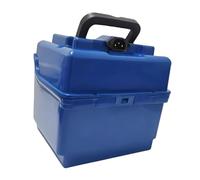 rockible Étui pour Batterie électrique, Porte-Piles, Accessoire, Boîte de Rangement Portable étanche, étui de Transport, Bleu