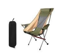 rockible Fauteuil Transport Confortable Fauteuil Portable Siège pr Camping, Pêche, Plage, Vert Jaune