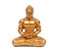 rockible Figurine Bouddha Assis Paisible, Or, Chinois