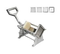 rockible -Frites Polyvalent | Professionnel, Ergonomique, Trancheuse à Frites Lames Interchangeables, pr Snack, Style B
