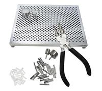 rockible Gabarit de pliage de fil, ensemble d'outils de fabrication de bijoux, Kit de boucles de pinces à cintrer de fil pour Bracelet
