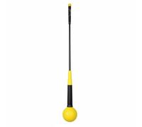 rockible Golf Swing Bâton d'Entraînement Golf Outil d'exercice Accessoire d'Initiation Poignée Ergonomique Tige Flexible et Pondérée pour Alignement et Adapté, Jaune, 1.2m